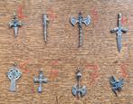 Zilveren Hangers - Keltisch, Kruis, Elfje, Zwaard, Bijl, Sieraden, Tassen en Uiterlijk, Kettingen, Met hanger, Gebruikt, Ophalen of Verzenden