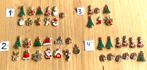 ** sets 13 11 6 stuks bedels hangers KERST goud kl emaille, Verzenden, Nieuw, Bedel