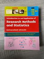Research Methods and Statistics Universiteit Utrecht, Ophalen of Verzenden, Beta, Zo goed als nieuw, WO