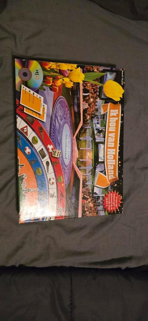 Ik hou van Holland Bordspel - Quizspel, Hobby en Vrije tijd, Gezelschapsspellen | Bordspellen, Zo goed als nieuw, Drie of vier spelers