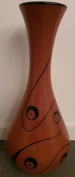 Unieke handgemaakte vaas oud gaaf erg groot hoogte 57 cm, Overige kleuren, 50 tot 75 cm, Aardewerk of Porselein, Ophalen of Verzenden