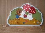 Kinderkapstok 54 Paddenstoelen met konijn, Ophalen of Verzenden, Nieuw, Kapstokje