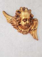 Te koop 2 prachtige NIEUW gouden ENGELTJES als wanddecoratie, Ophalen of Verzenden, Nieuw