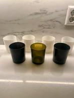 Rituals Kaarshouders leeg 7 stuks waxinelichtjes houder, Overige materialen, Gebruikt, Zwart, Ophalen of Verzenden