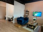 Mooie loveseat sofa blauw, Huis en Inrichting, Ophalen of Verzenden, Gebruikt