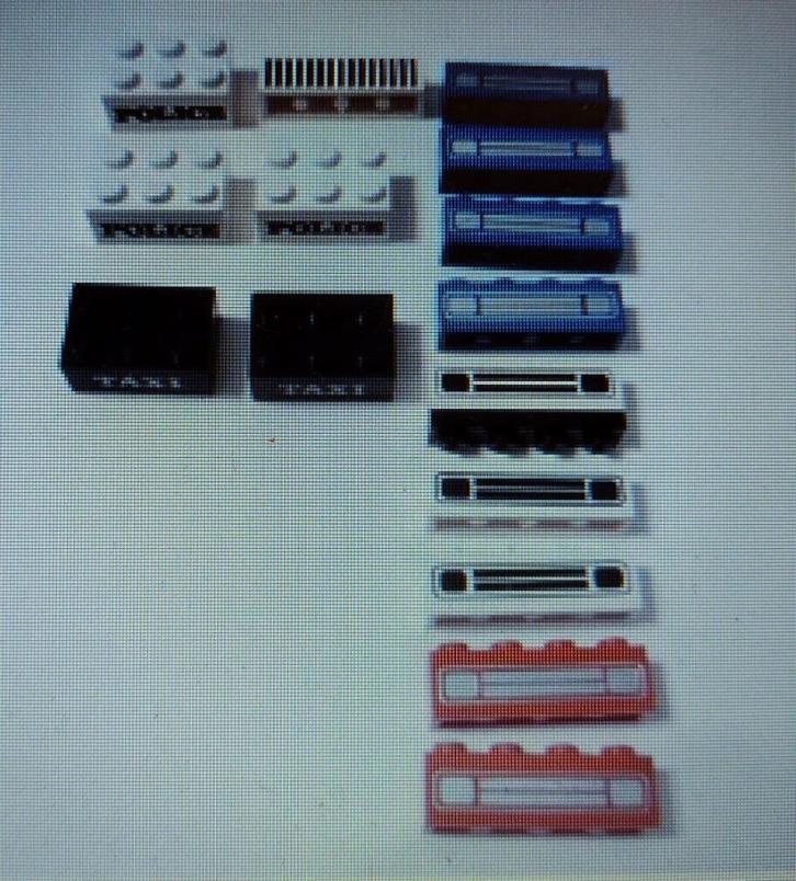 diverse oude Lego blokjes met decoratie of tekst, Kinderen en Baby's, Speelgoed | Duplo en Lego, Gebruikt, Lego, Losse stenen