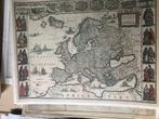reproductie kaart van Europa (17e eeuw), Huis en Inrichting, Ophalen of Verzenden