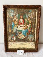 Antieke prenten in houten lijsten, Antiek en Kunst, Ophalen of Verzenden