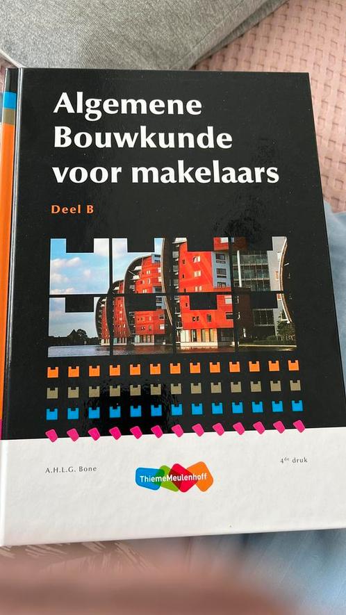 Algemene Bouwkunde voor makelaars, A.H.L.G. Bone - Deel B, Boeken, Studieboeken en Cursussen, Nieuw, HBO, Ophalen of Verzenden