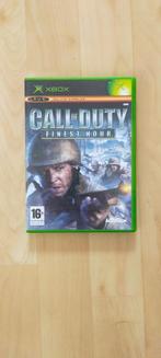 Call of Duty Finest Hour Xbox Origineel, Spelcomputers en Games, Games | Xbox Original, Avontuur en Actie, Vanaf 16 jaar, Gebruikt