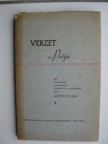 Verzet en poëzie - Anton B.Lam (bloemlezing), 1e druk, 1945. beschikbaar voor biedingen