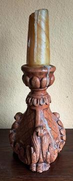 antieke barok kandelaar, Antiek en Kunst, Antiek | Kandelaars, Ophalen of Verzenden, Keramiek of Aardewerk