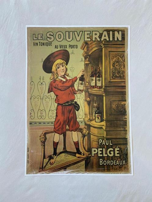 Le Souverain Poster, Verzamelen, Posters, Zo goed als nieuw, Rechthoekig Staand, Ophalen of Verzenden