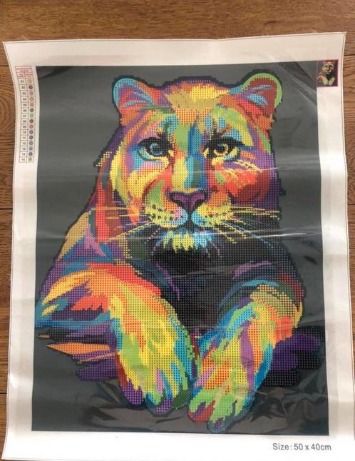 DP Tijger 1.0 R.S. Size:50x40cm 15 Kleuren, Hobby en Vrije tijd, Knutselen, Nieuw, Ophalen