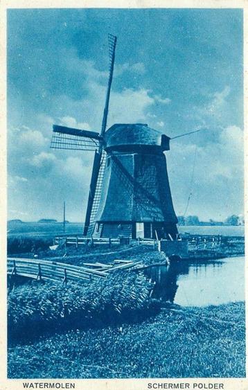 (304-247-019) Schermer Polder Watermolen beschikbaar voor biedingen