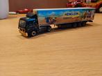 Mercedes demo truck met trailer, Ophalen of Verzenden, Gebruikt, Bus of Vrachtwagen, Herpa