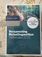 Verzameling Belastingwetten Wetteksten 2018, De Loyens & Loef, Nieuw, Ophalen of Verzenden