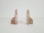 Vintage Art deco marmer boekensteun set ´80 France, N, Ophalen of Verzenden, N, N