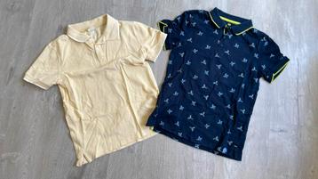 2 polo’s / shirts maat 134/140 WE en Hema beschikbaar voor biedingen