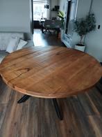 Eettafel, Ophalen, Rond, Zo goed als nieuw, Overige houtsoorten