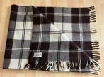 Zaalberg 100% wollen plaid bruin/creme ruit izgs, Ophalen of Verzenden, Gebruikt