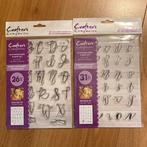 Grote alfabet stempel set hoofd en kleine schrijf letters, Ophalen of Verzenden, Nieuw, Clearstamp