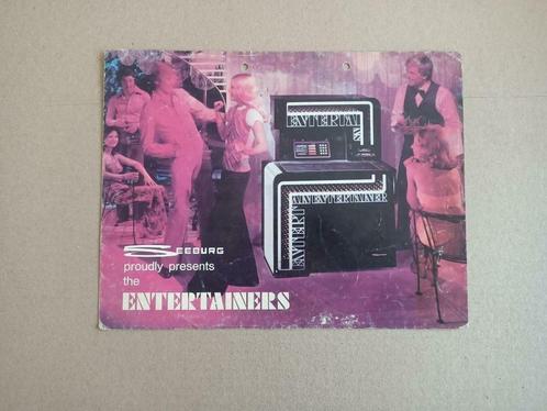 Folder: Seeburg Entertainer (1975) jukebox, Verzamelen, Automaten | Jukeboxen, Gebruikt, Seeburg, 1950 tot 1960, Verzenden