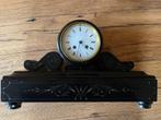 Zwart marmeren slingerklok pendule, Antiek en Kunst, Ophalen