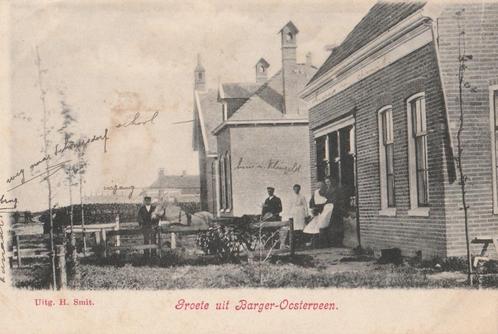 Barger-Oosterveen, Groete uit. Gemeente Emmen., Verzamelen, Ansichtkaarten | Nederland, Ongelopen, Drenthe, Verzenden