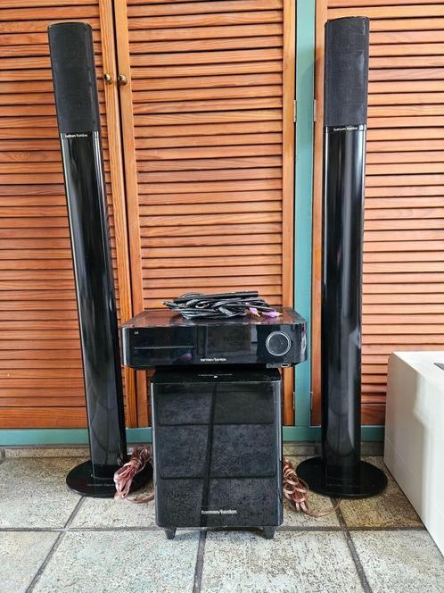 Harman Kardon BDS2 met 2 zuilspeakers en HKTS 210 subwoofer, Audio, Tv en Foto, Home Cinema-sets, Gebruikt, Blu-ray-speler, 2.1-systeem