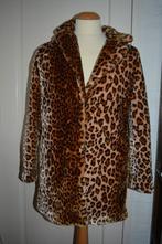 Ivivi, leuke vlotte jas met luipaard print, maat M, Kleding | Dames, Maat 38/40 (M), Bruin, Ophalen of Verzenden, Zo goed als nieuw