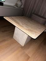 Travertine salontafel, Ophalen, Overige materialen, Vierkant, 50 tot 100 cm