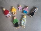 Nieuwe houten poppenhuis poppen set, Ophalen of Verzenden, Nieuw, Poppenhuispop