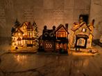 3 Kerst Huisjes (excl. verlichting), Antiek en Kunst, Ophalen