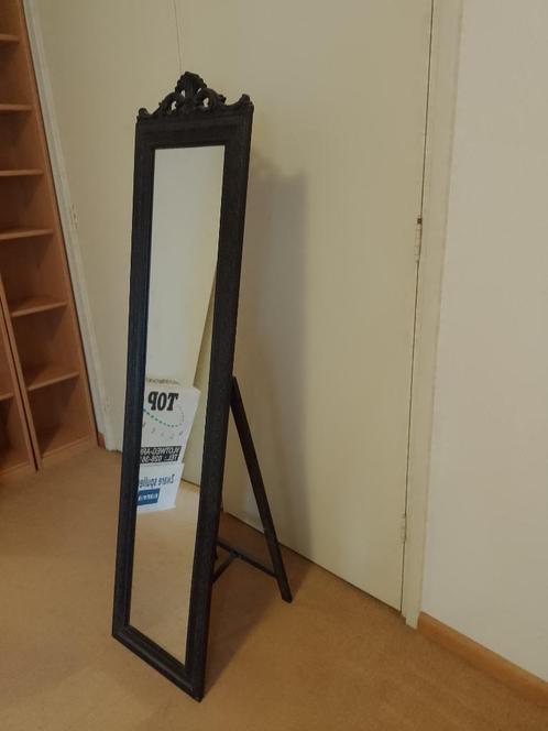 Losse spiegel zwart, Huis en Inrichting, Woonaccessoires | Spiegels, Gebruikt, Minder dan 50 cm, 100 tot 150 cm, Rechthoekig, Ophalen