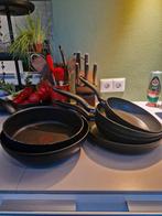 Tefal pannenset - 6 delig, Overige materialen, Gebruikt, Pannenset, Ophalen of Verzenden