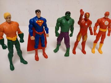 Dc comics superman, flash, aquaman, hulk en ironman 2015 beschikbaar voor biedingen