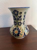 Mooie vaas Societe Ceramique floraal bloemen, Antiek en Kunst, Ophalen of Verzenden