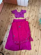 Originele indiaanse sari jurk, Overige typen, Ophalen of Verzenden, Zo goed als nieuw, Roze