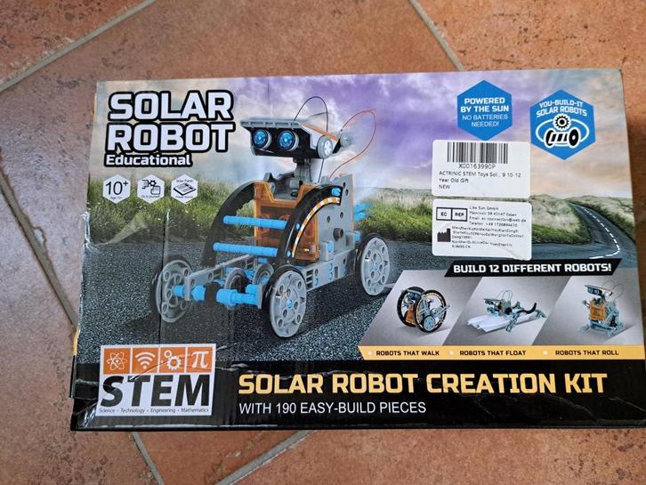 12 in 1 Solar Robot set op zonne-energie compleet in doos, Kinderen en Baby's, Speelgoed | Educatief en Creatief, Bouwen, Ophalen of Verzenden