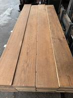 Eiken vloer 33 m2 multivloer 22 cm breed 1,6 cm dik, Ophalen, Gebruikt, Onbekend, Vloerdelen of -planken