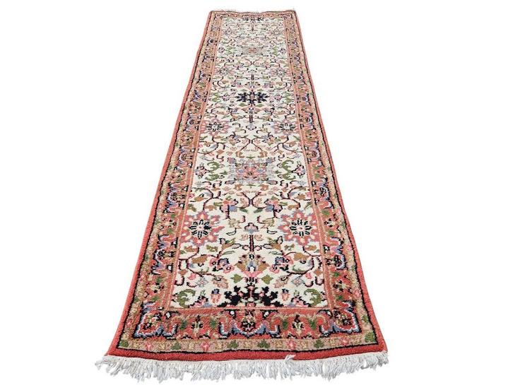 Prachtige handgeknoopte perzische loper 80 x 300 cm, Huis en Inrichting, Stoffering | Tapijten en Kleden, Gebruikt, 200 cm of meer