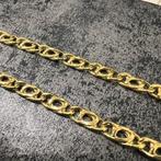 14 karaat gouden ketting valkenoog schakel nieuw, Ophalen of Verzenden, Zo goed als nieuw, Goud