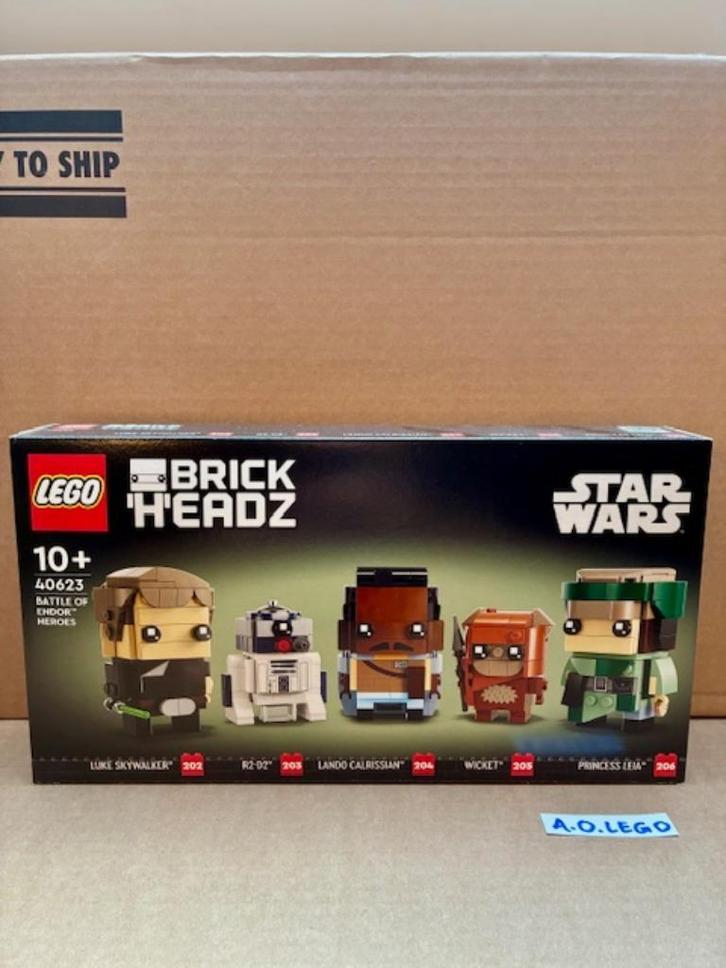 Lego Star Wars Brickheadz 40623 en 40676, Kinderen en Baby's, Speelgoed | Duplo en Lego, Nieuw, Lego, Complete set, Ophalen of Verzenden