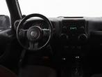 Jeep Wrangler 2.8 CRD 200 PK SPORT AUT. 4X4 GRIJS KENTEKEN +, Auto's, Jeep, Automaat, Euro 5, Stof, Zwart