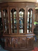 vaisselier - vitrine meubelen in kersenhout, Huis en Inrichting, Kasten | Vitrinekasten, Ophalen, 200 cm of meer, Nieuw, Kersenhout