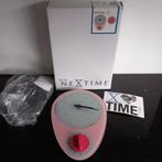 Wandklok NeXtime met timer kookwekker, kleur roze, Ophalen of Verzenden, Zo goed als nieuw