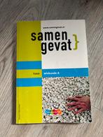 Samengevat Wiskunde A HAVO, Boeken, Ophalen of Verzenden, Zo goed als nieuw, HAVO, Wiskunde A