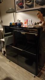 La Rochelle hoogglans zwarte kast, 100 tot 150 cm, Minder dan 150 cm, 25 tot 50 cm, Ophalen