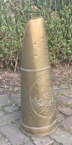 Koperen koolbak paraplu bak 'paard op t land', Ophalen of Verzenden, Gebruikt, Overige materialen